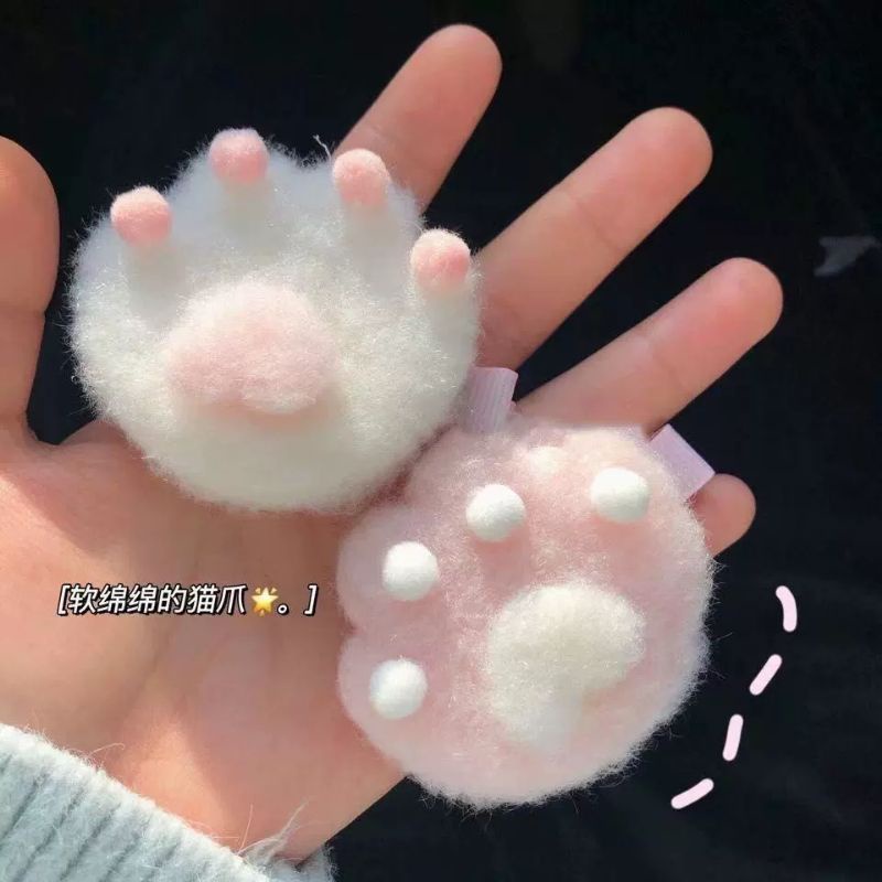 Jepit Rambut Bentuk Pink Cakar Kucing Jepit Rambut Cutie Jepit Rambut Sweet