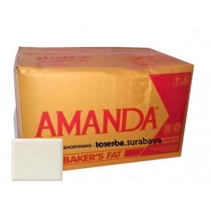 

L36 Margarin Putih AMANDA BAKER'S FAT 250g / Mentega Putih - SHORTENING (TAWAR) PALING DIMINATI ㄶ