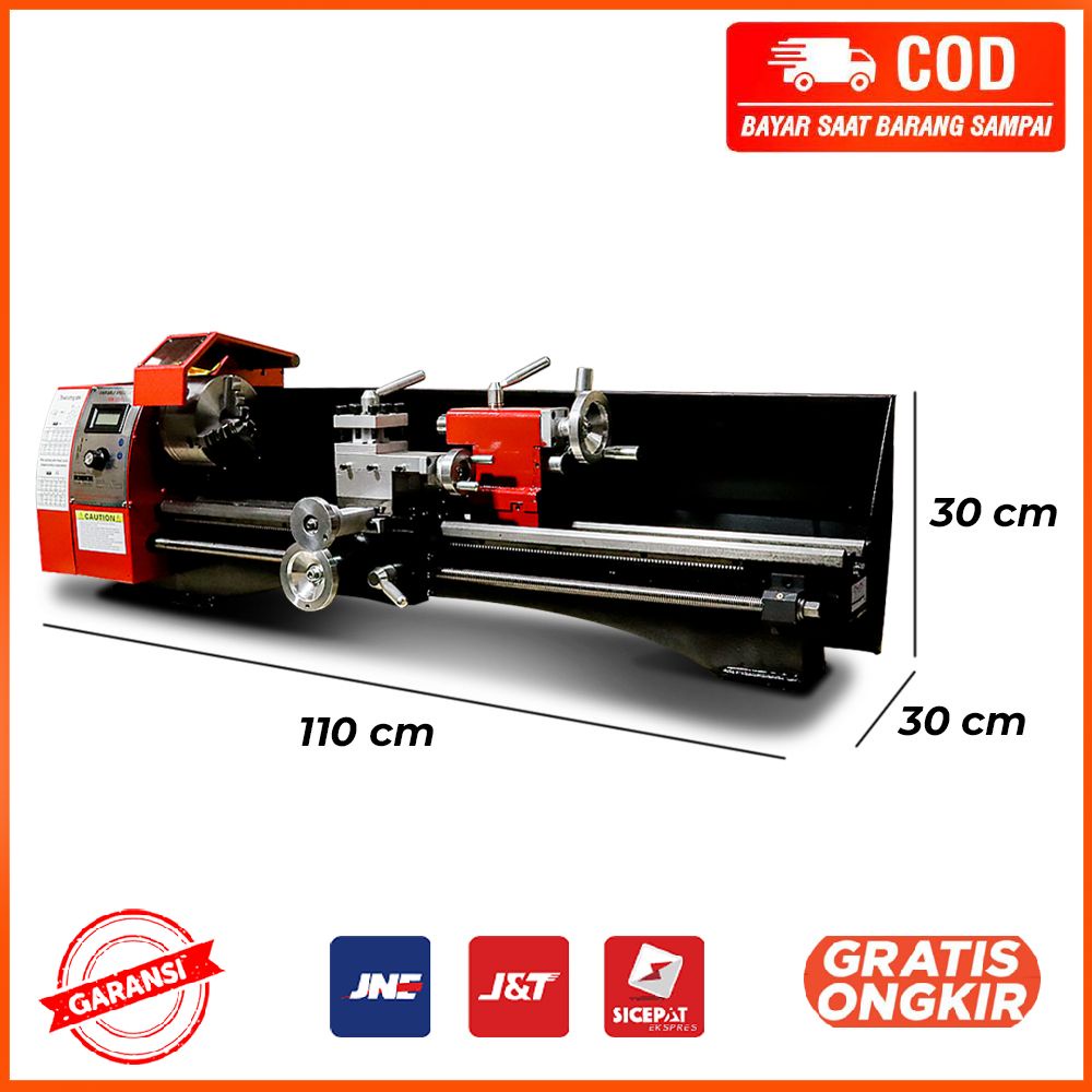 Mesin Bubut Mini Brushless 900W 400mm MX210v