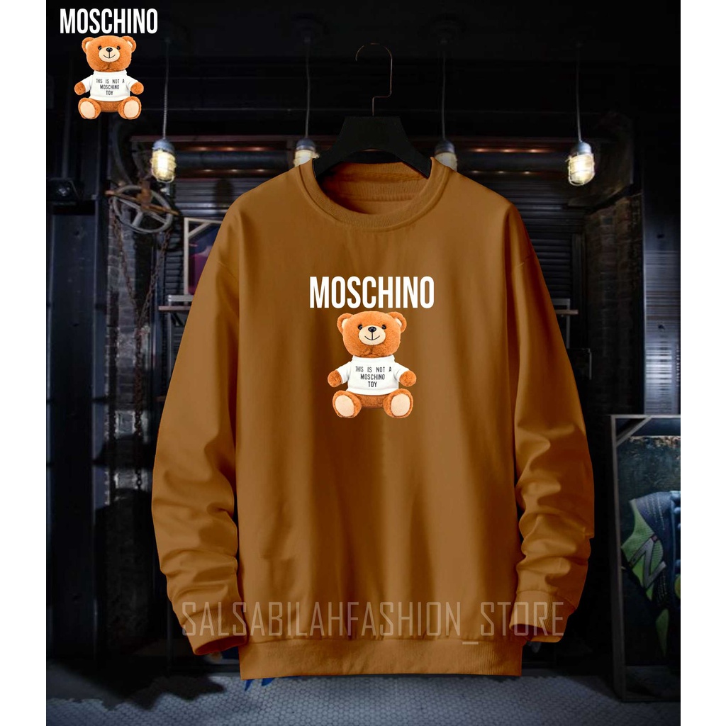 Jaket Sweater crewneck BEAR Best seller pria Wanita text