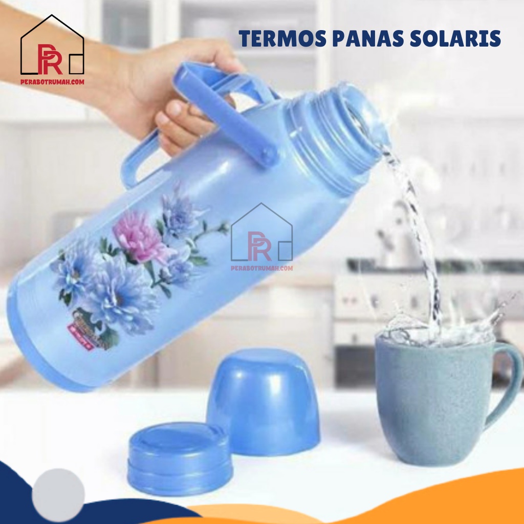 Termos Air Panas Solaris 2 Liter  / Thermos Tabung Kaca