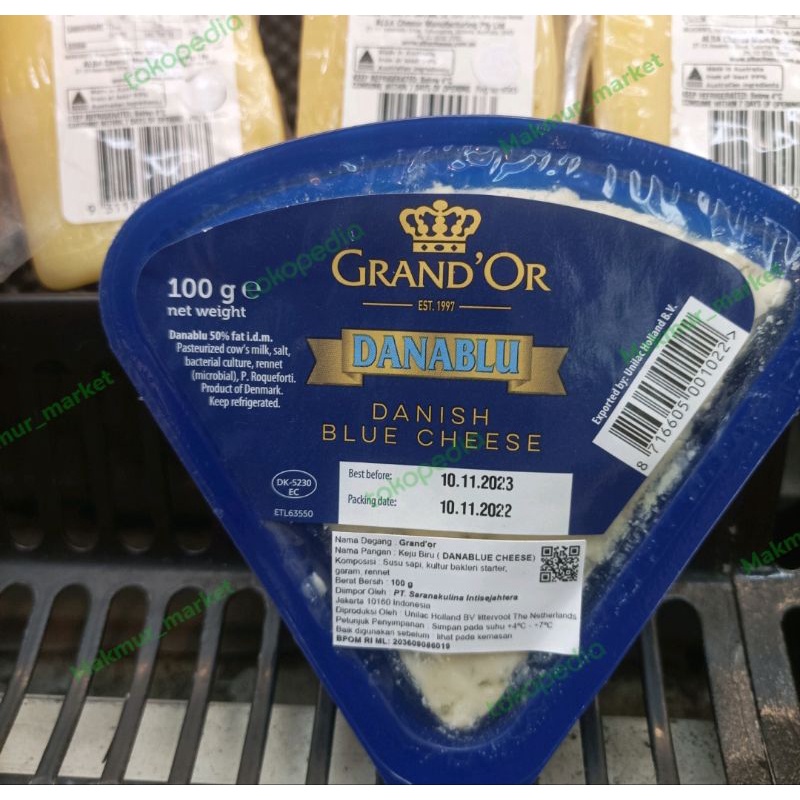 

grand'or danablue portion 100gr