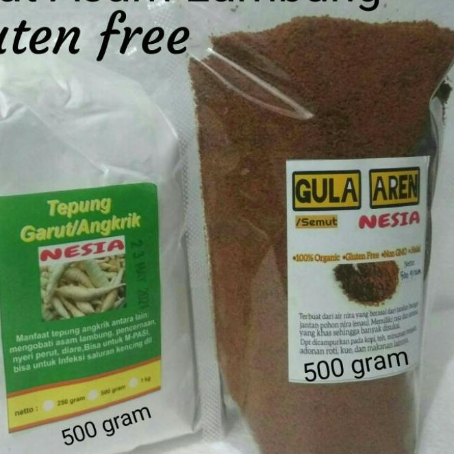 

☎ Tepung Garut + Gula Aren - 500gram + 500gram ۞