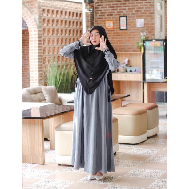 GAMIS AUDREY BY RGW SET BERGO TALI SIMPEL KEKINIAN OOTD FASHION WANITA REMAJA  SYARI