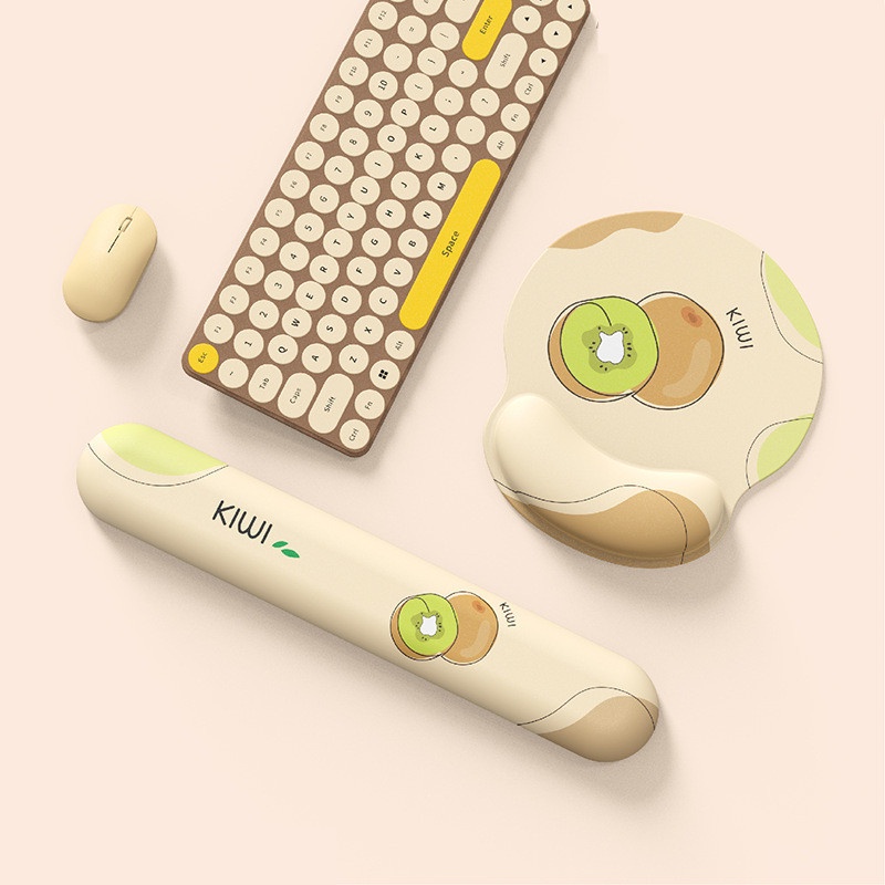 Alas Mouse Kiwi Alas Keyboard Kiwi Bantalan Meja Kiwi