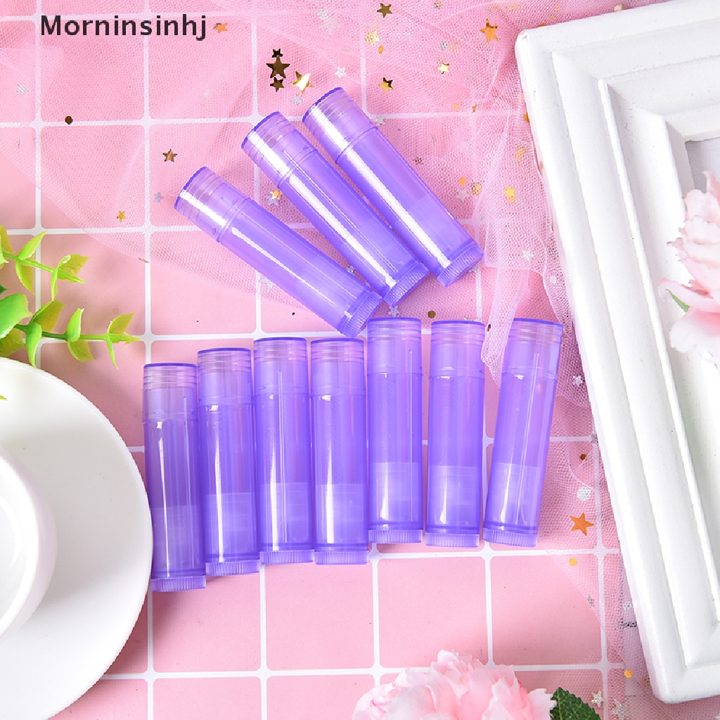 Mornin 10pcs 5g 7warna Tabung Bibir lip balm Wadah Wadah Kosong Kosmetik id