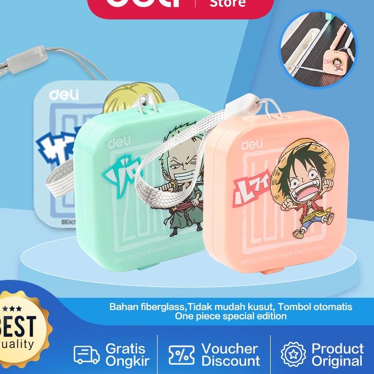 

KodeGg5G0 Deli One Piece Mini Measure Tape / Meteran Mini Plastik 1.5 m Lucu Gambar One Piece Fiberglass Tidak Mudah Kusut Tombol Autolock E79653