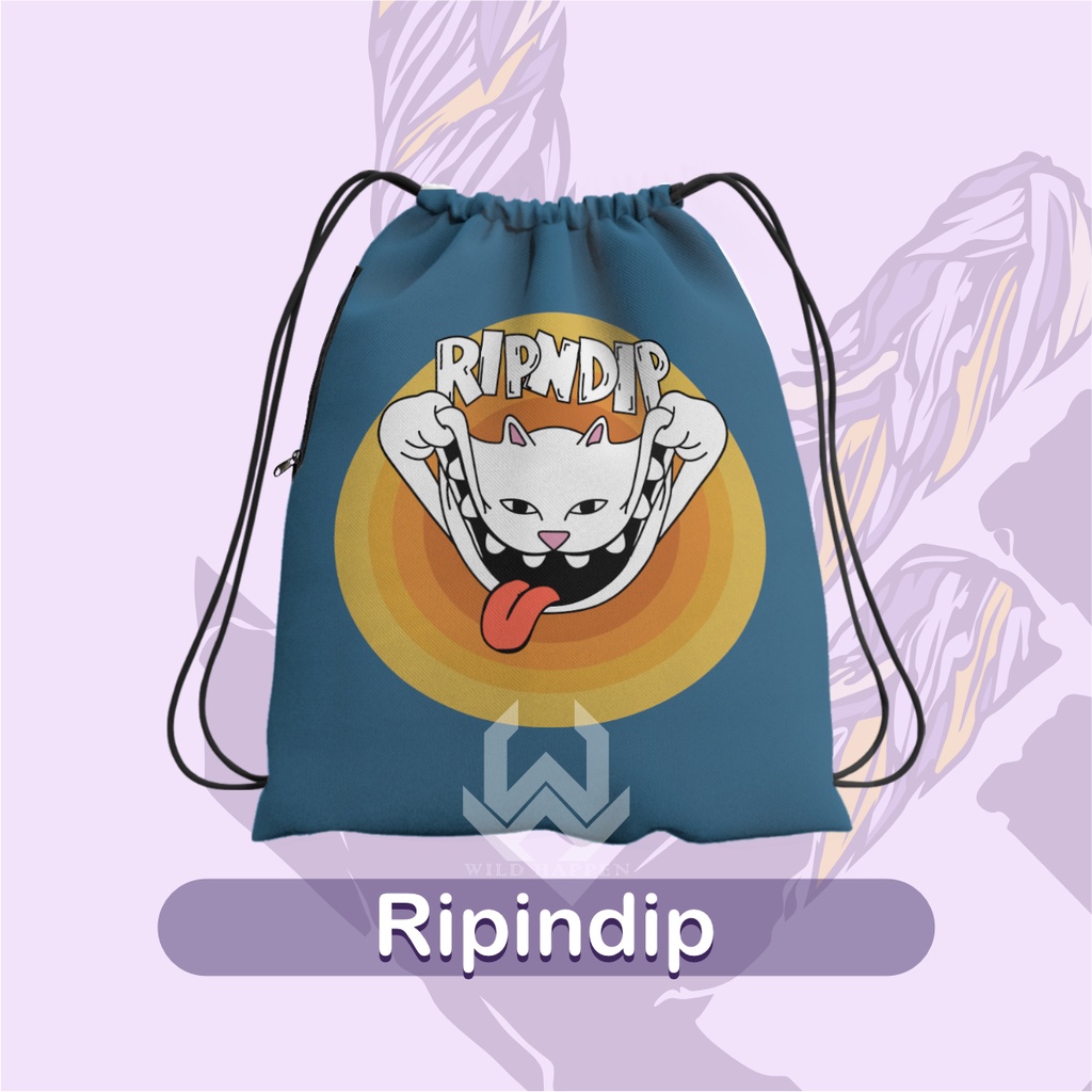 Tas Serut / String Bag Full Print Rapindip