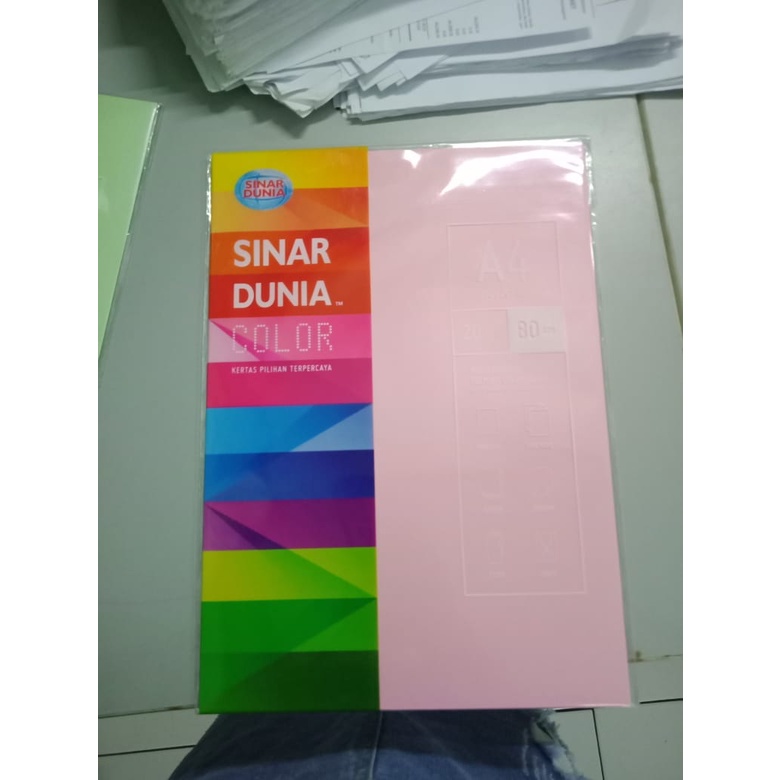 Kertas HVS Print Photocopy Paper Berwarna A4