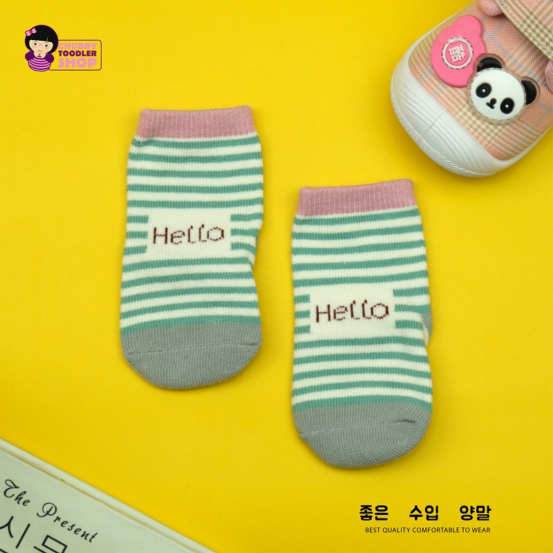 Kaus kaos kaki anak bayi Balita laki laki perempuan semata kaki Motif kartun lucu 0 - 1 tahun SC2136