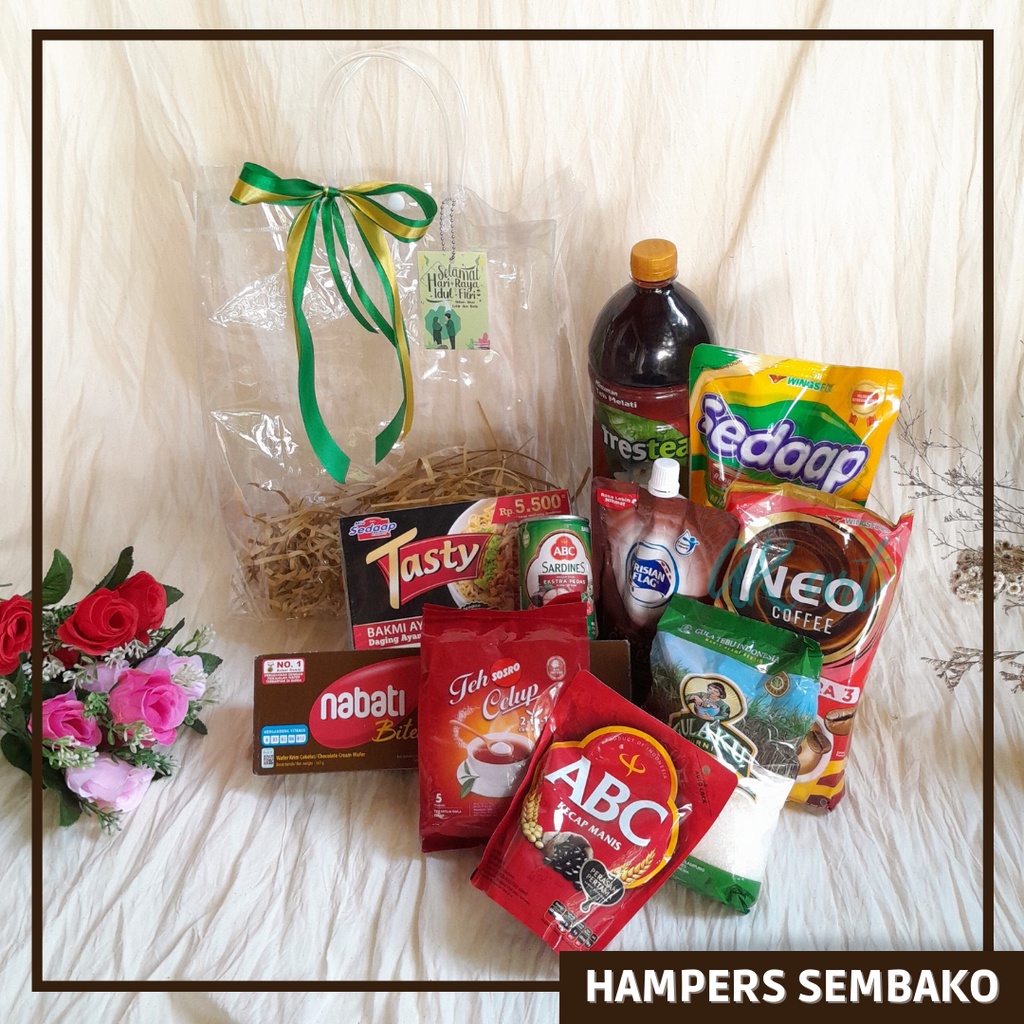 

Hampers Parcel Sembako Snack THR Lebaran Hari Raya Idul Fitri FREE Tas Cantik