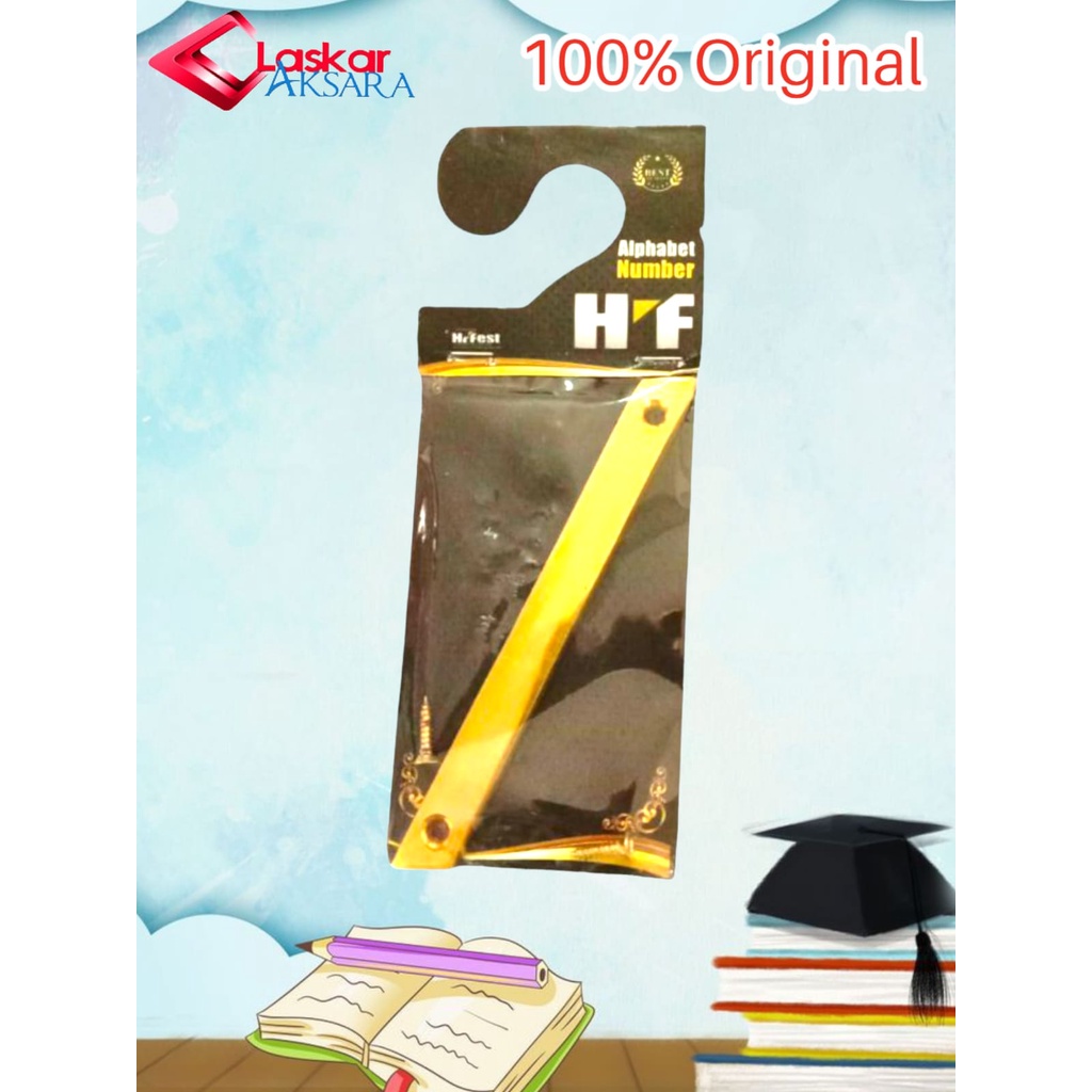 Kuningan Garis Miring | Kuningan Untuk Nomor Rumah