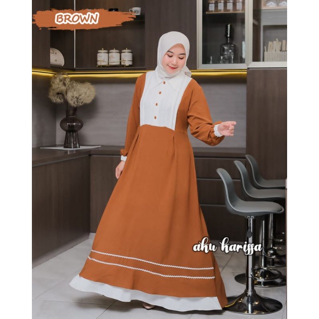 ARUMA DRESS/ GAMIS AKU KARISSA/ GAMIS MODEL TERBARU 2023