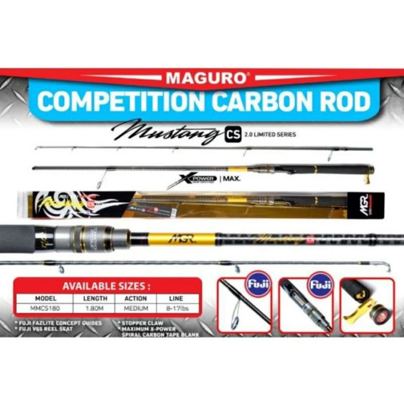 Joran Maguro Mustang MMCS 180 8-17LB / 180 6-14LB - Galatama