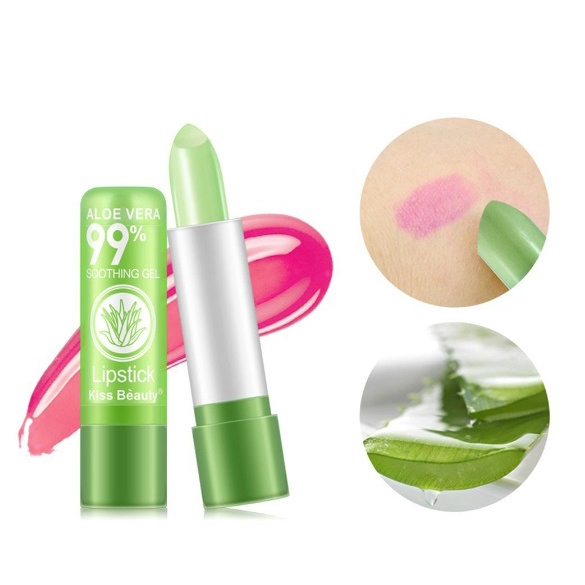 Lip Balm ALOE VERA 99% - Lipstick Soothing Gel - Lipbalm Pelembab Bibir