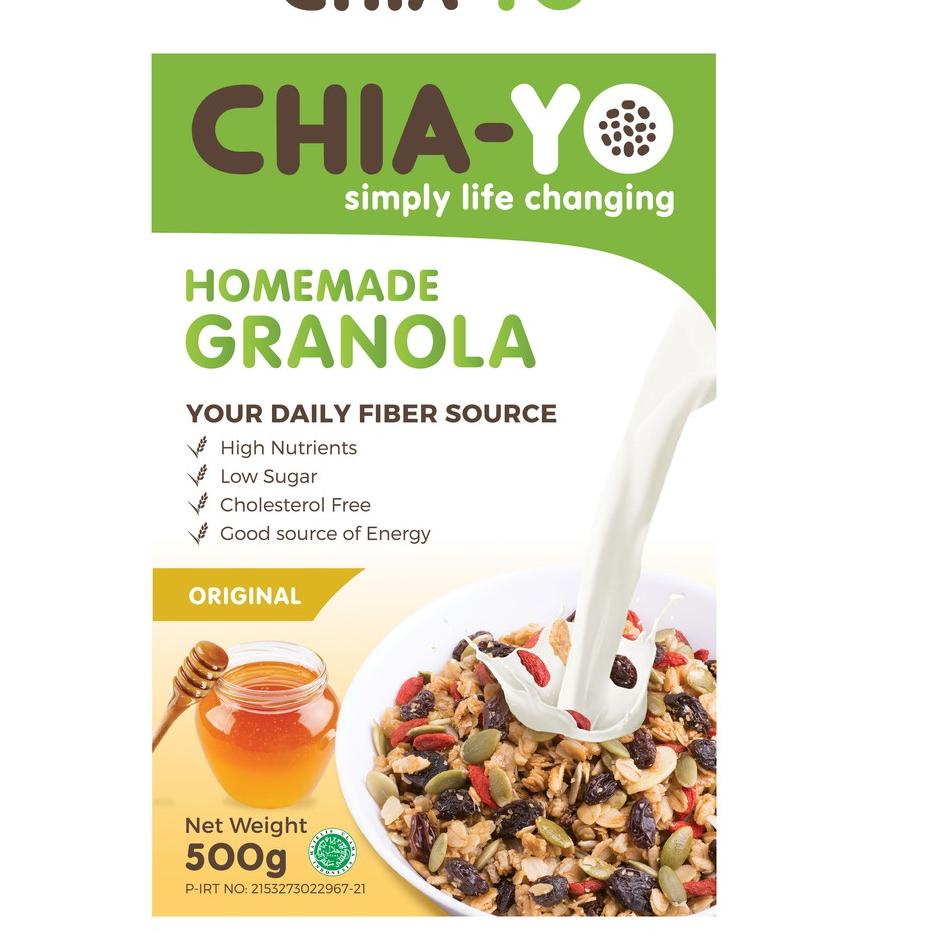 

℗ Chiayo Homemade Granola Original 500gr ♦