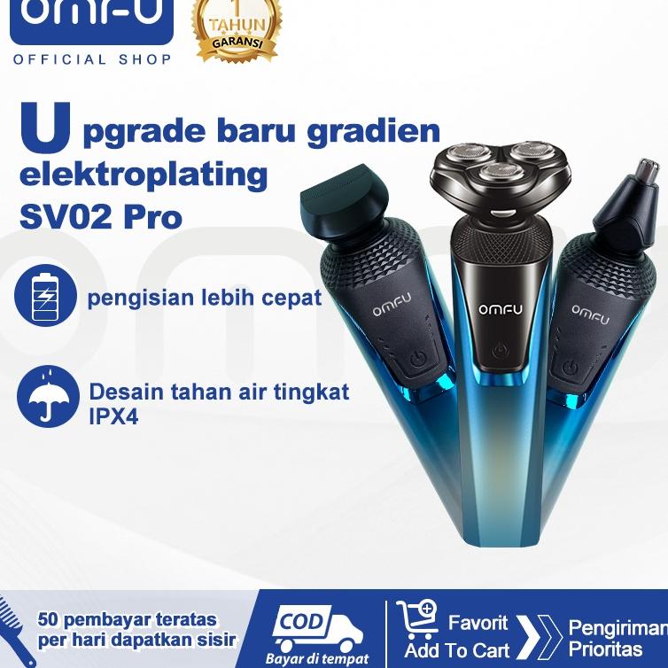BRANDS FESTIVAL Omfu Alat cukur rambut/cukur jenggot/alat pencukur/shaver/hair clipper/alat potong r