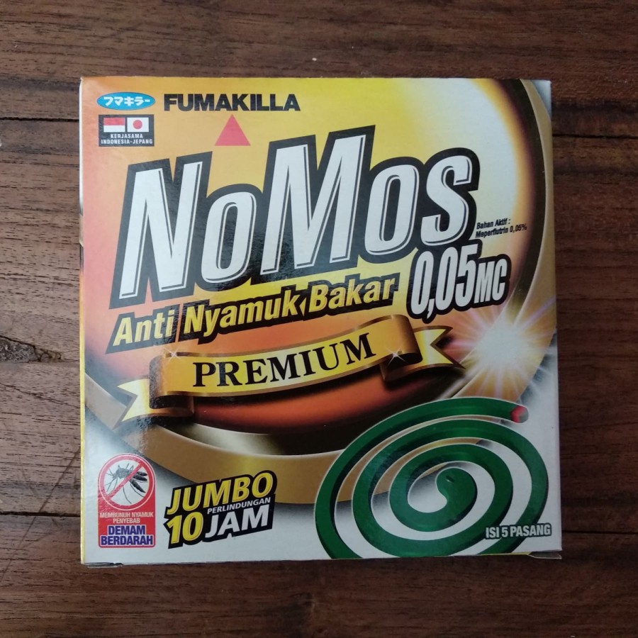 Fumakilla Nomos Premium Jumbo 0.1mc Obat Nyamuk bakar Coil Bakar Nomos Premium 0.1mc Jumbo Obat nyamuk bakar pengusir nyamuk demam berdarah aedes aegypti