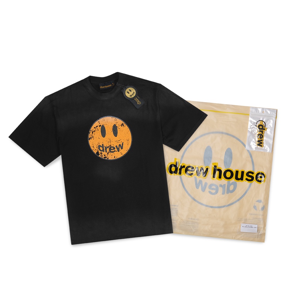 Drew House Faded Mascot T-Shirt Black