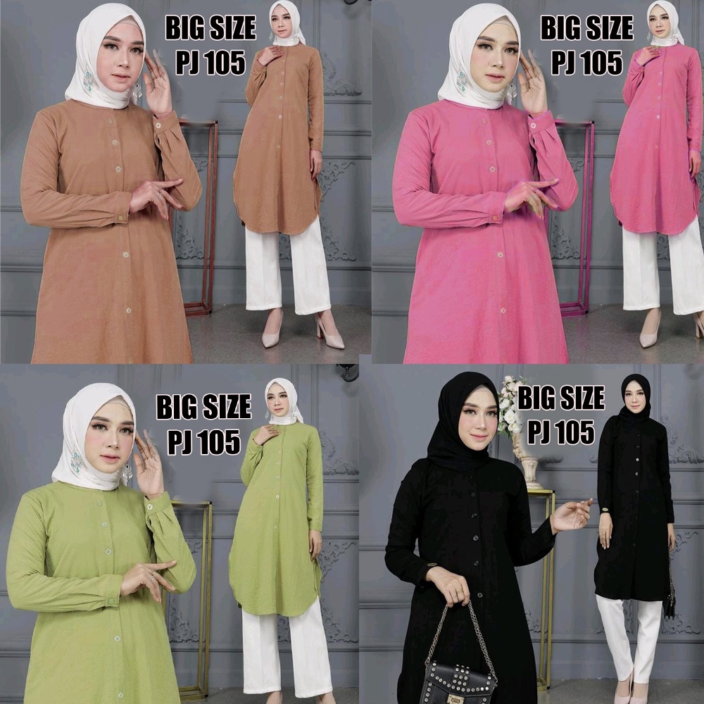 TUNIK WANITA JUMBO BAHAN KATUN LD 120 KEKINIAN 2023 UNTUK LEBARAN