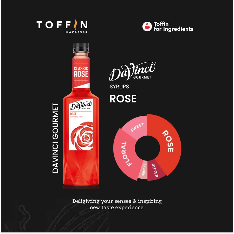 

Davinci Syrup Rose