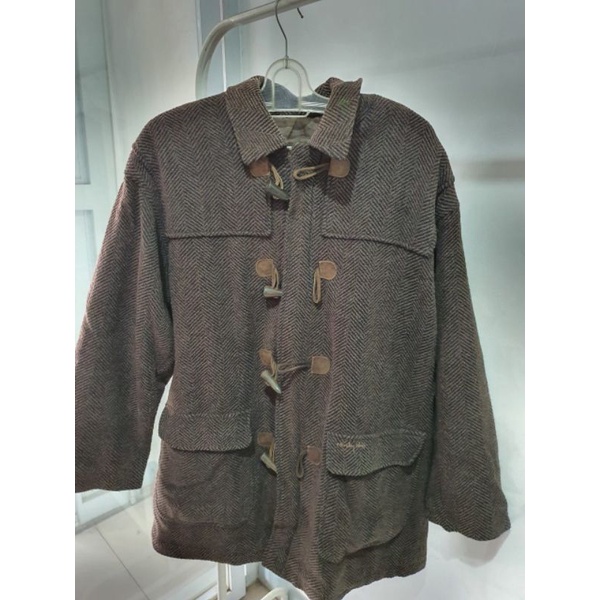 Coat Tweed Musim Dingin