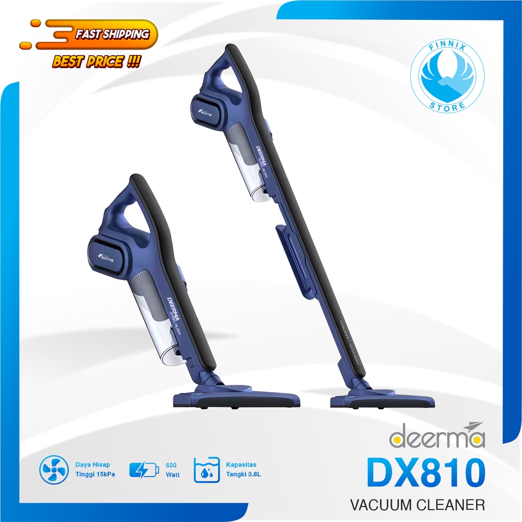 Deerma DX810 Handheld  2 in 1 Vacuum Cleaner - Penyedot Debu