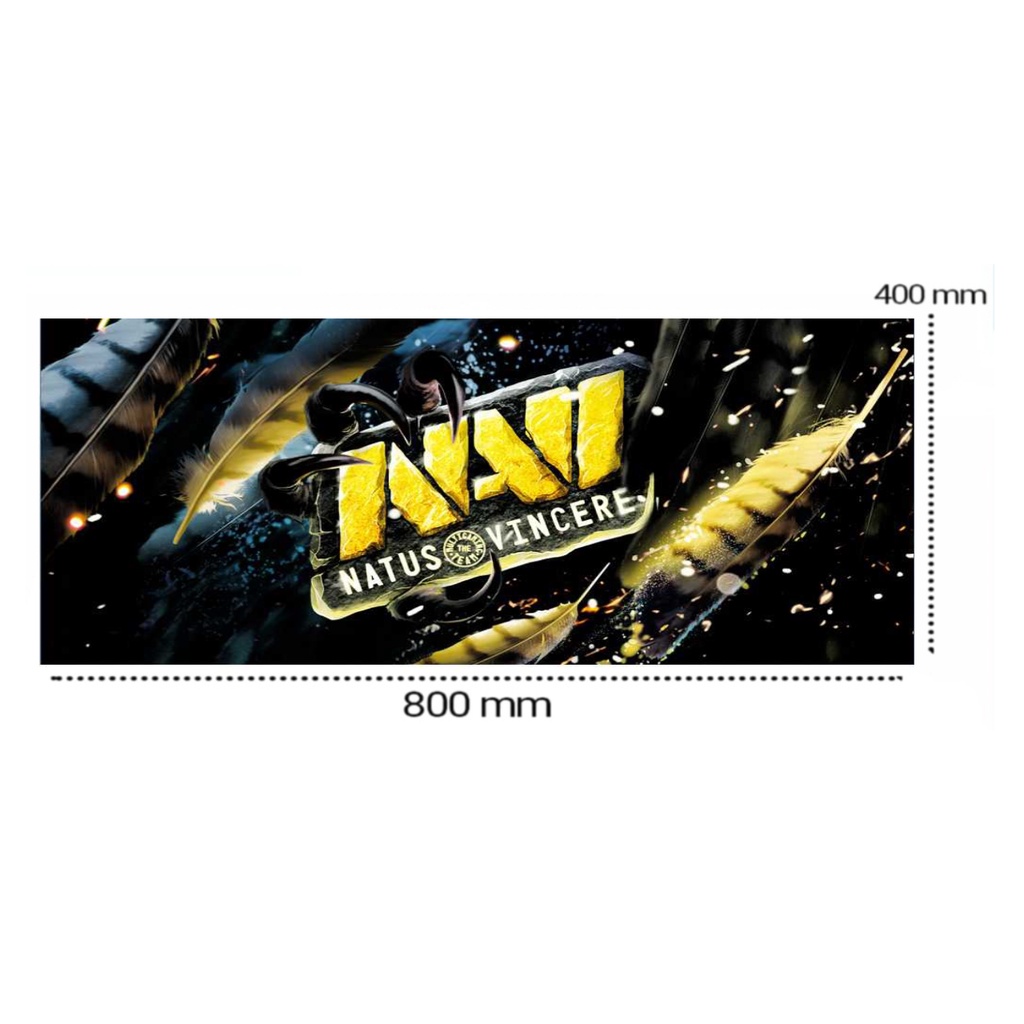 Mouse Pad Gaming XL Desk Mat Motif NAVI 40 x 80 cm Bahan Soft, Anti Slip