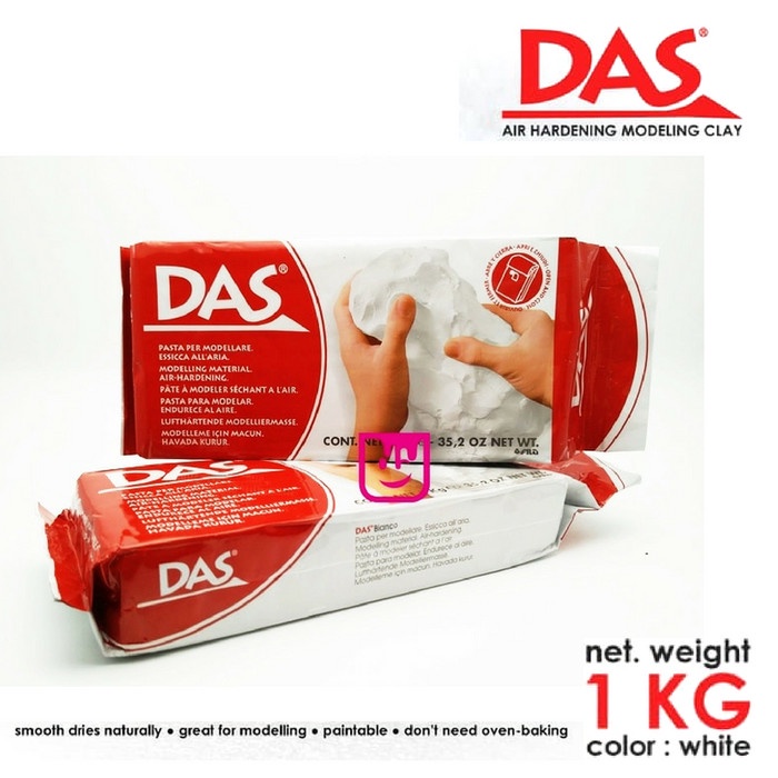 

[[JNT COD]] DAS Air Drying Modelling Clay White 1000 gr