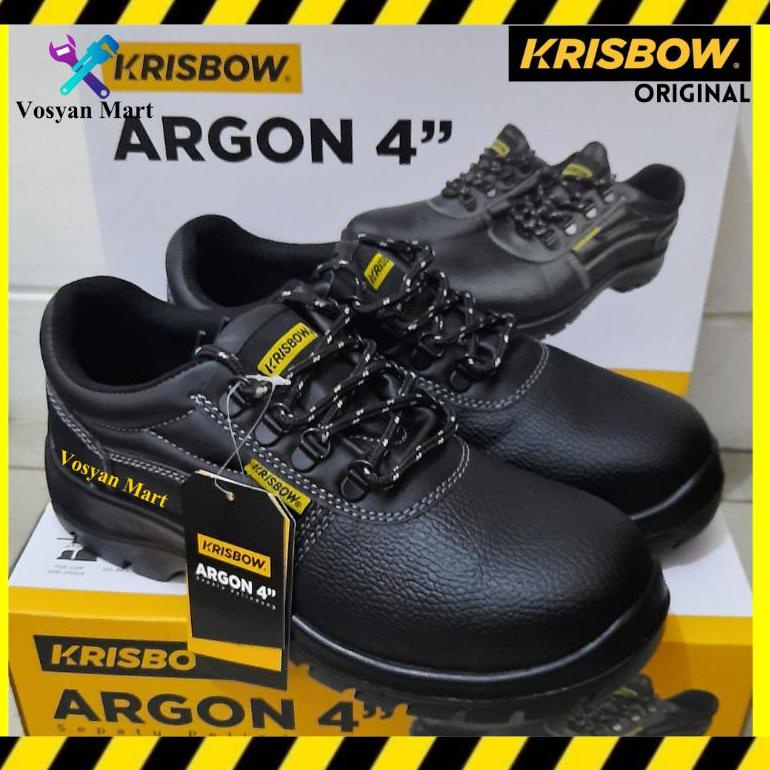 Sepatu Safety Krisbow ARGON 4" || Safety Shoes Krisbow ARGON 4" || Krisbow Sepatu Safety ARGON 4" (KODE 5138)