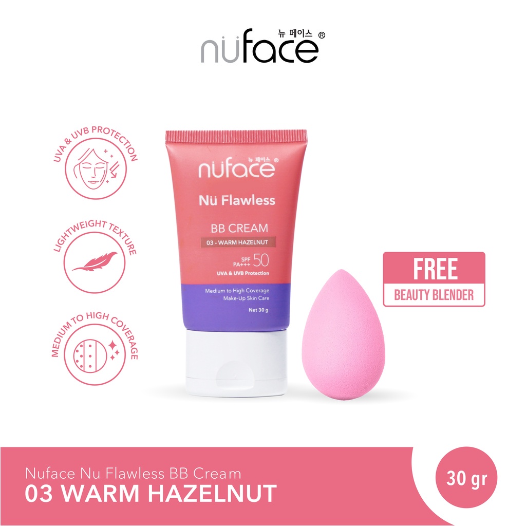 Nuface Nu Flawless BB Cream Package