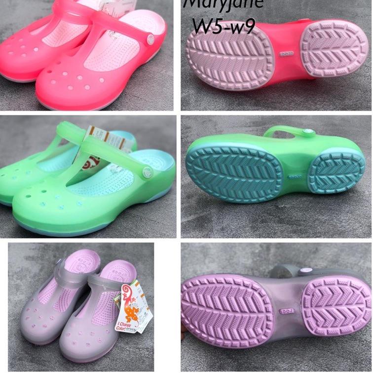 CHEKOUT GROSIR Sendal Crocs Maryjane Women Croc Clogs Mj Women Marijane Croc Maryjane Sandal