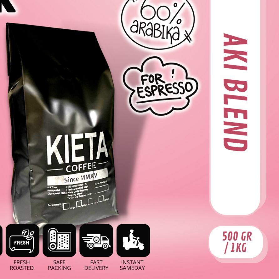 

✾ Biji Kopi Aki Espresso Blend 1kg ✮