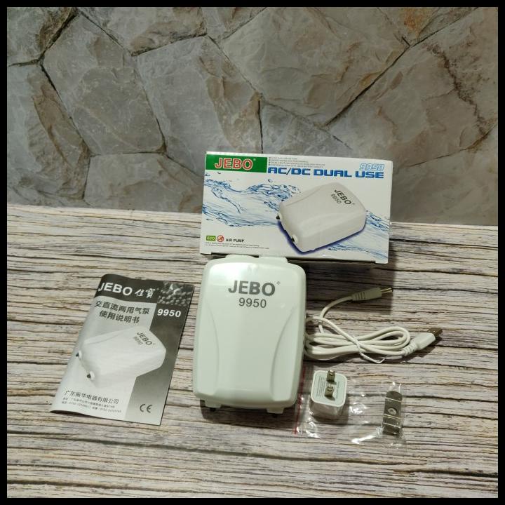Jebo 9950 Aerator Acdc Aerator Baterai Ac Dc Aerator Portable