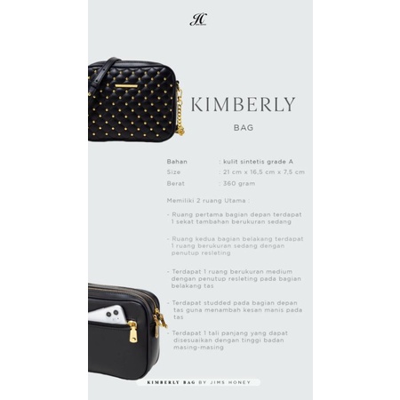 KIMBERLY BAG JIMS HONEY ( NO BOX )