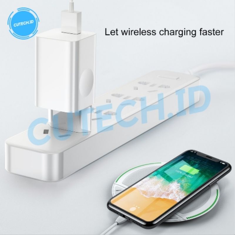 BASEUS ADAPTOR KEPALA CHARGER  24W Quick Charger 3.0 Putih