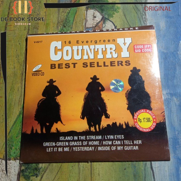 ORIGINAL - New VCD karaoke 16 Evergreen country best sellers