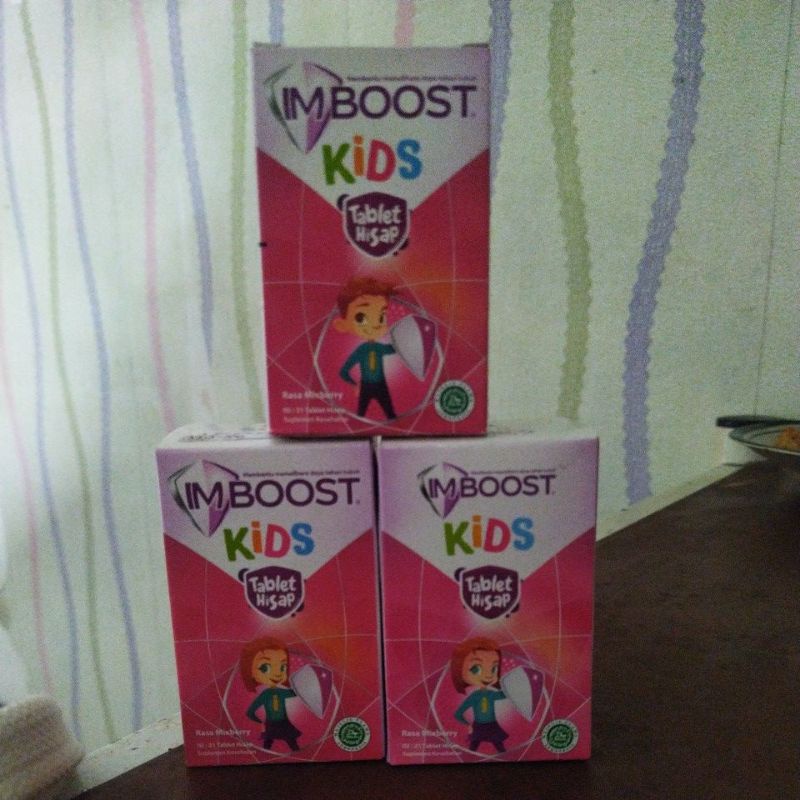 Imboost kids / imboost tablet hisap / vitamin kekebalan tubuh anak / imboost mixberry
