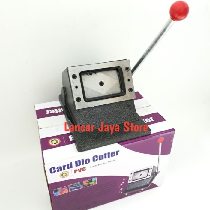 

[[JNT COD]] Alat Mesin Plong ID Card / Mesin PVC Card Origin OCC-55 PVC (Abu) - Die Cutter