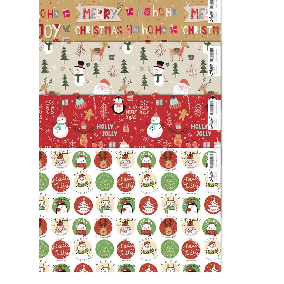 

codei7I2u Kertas Kado Natal Harvest / Wrapping Paper isi 4 - Xmas Joyland