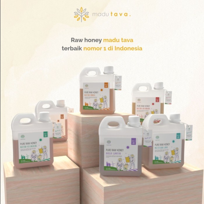 

madu- madu murni asli tava 1kg nektar bunga 100% pure raw honey sarang alami -madu