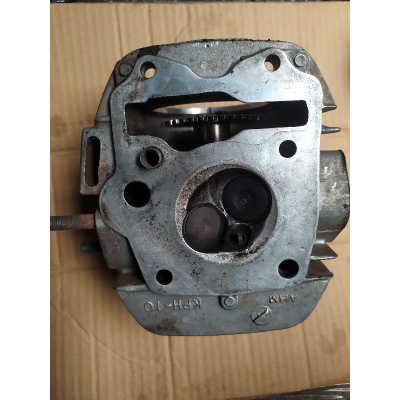 HEAD SUPRA X 125 KOP SUPRA X 125 ORIGINAL COPOTAN MOTOR CYLINDER HEAD SUPRA 125 KHARISMA HEAD KOP KH