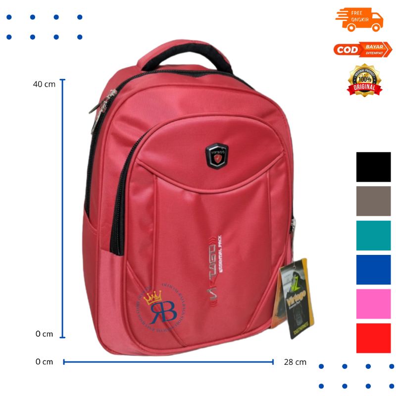 Tas Ransel Virtago/Tas Sekolah Virtago Untuk SD-SMP/Tas Laptop/Tas Untuk Kerja