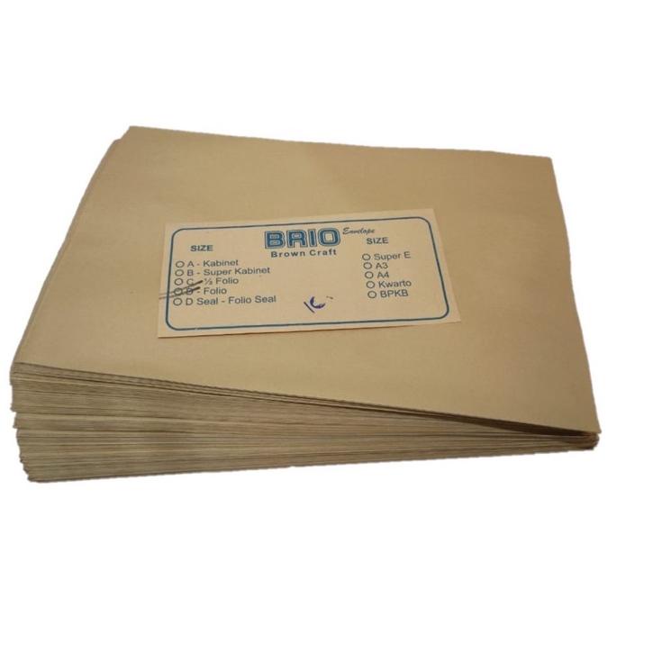 

Garansi Pemesanan Amplop Folio Coklat 80gsm isi 100lbr