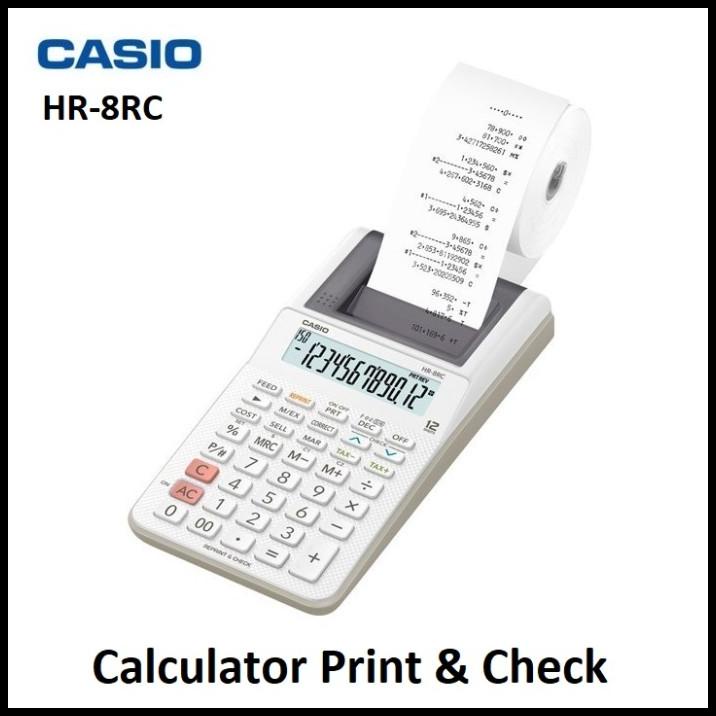 

Casio Hr-8Rc Calculator Reprint Dan Check Kalkulator
