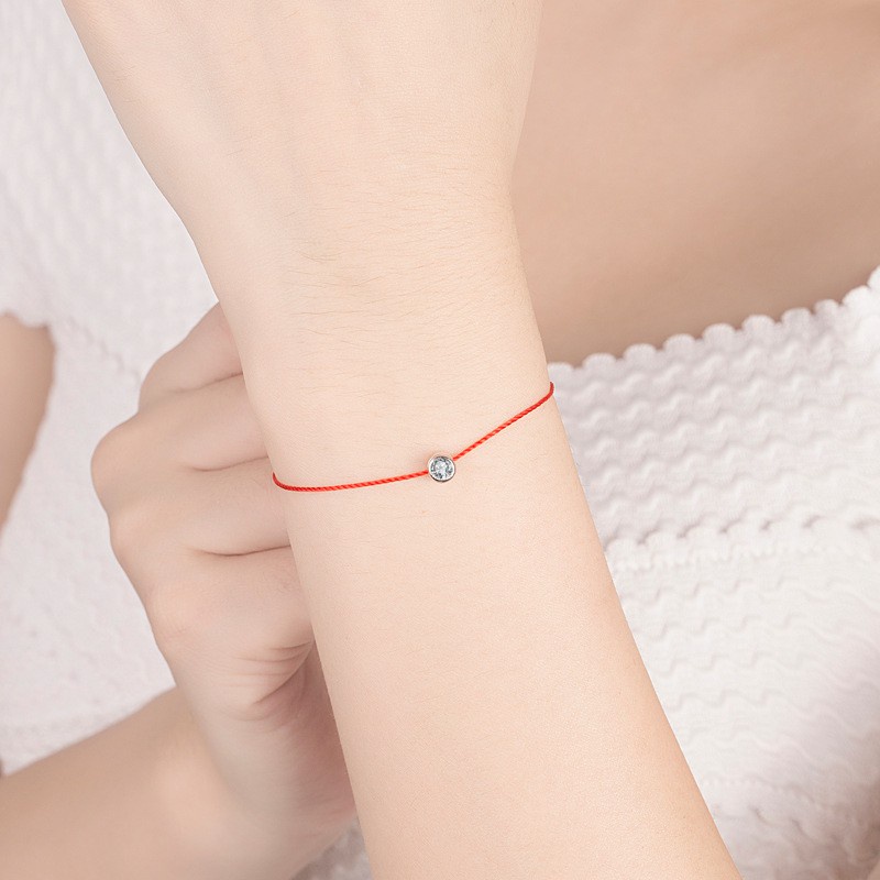 Gelang Tali Warna Merah|Berlian Imitasi|Gelang Tali Adjustable|Sendok Garpu Bahan Stainless Steel | Gelang Bahan Titanium | Gelang Pasangan| Lipstick Cair Anti Pudar