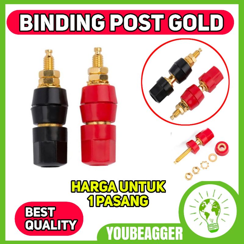 Binding post gold
