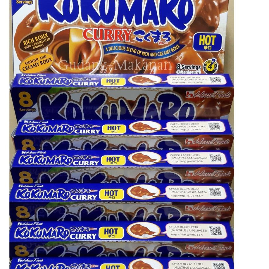 ❋ House Kokumaro Curry Hot Japanese 140gr kari ♚