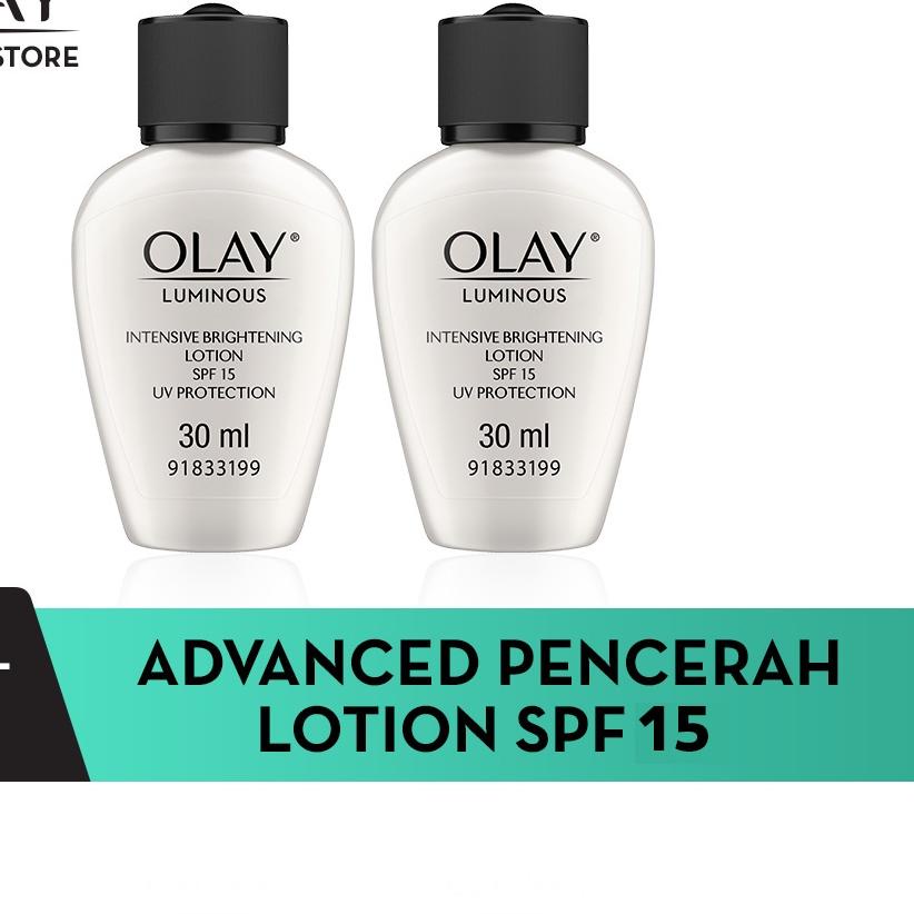 ☺ Olay White Radiance Intensive Whitening Lotion 30 ml Paket Isi 2 ✳
