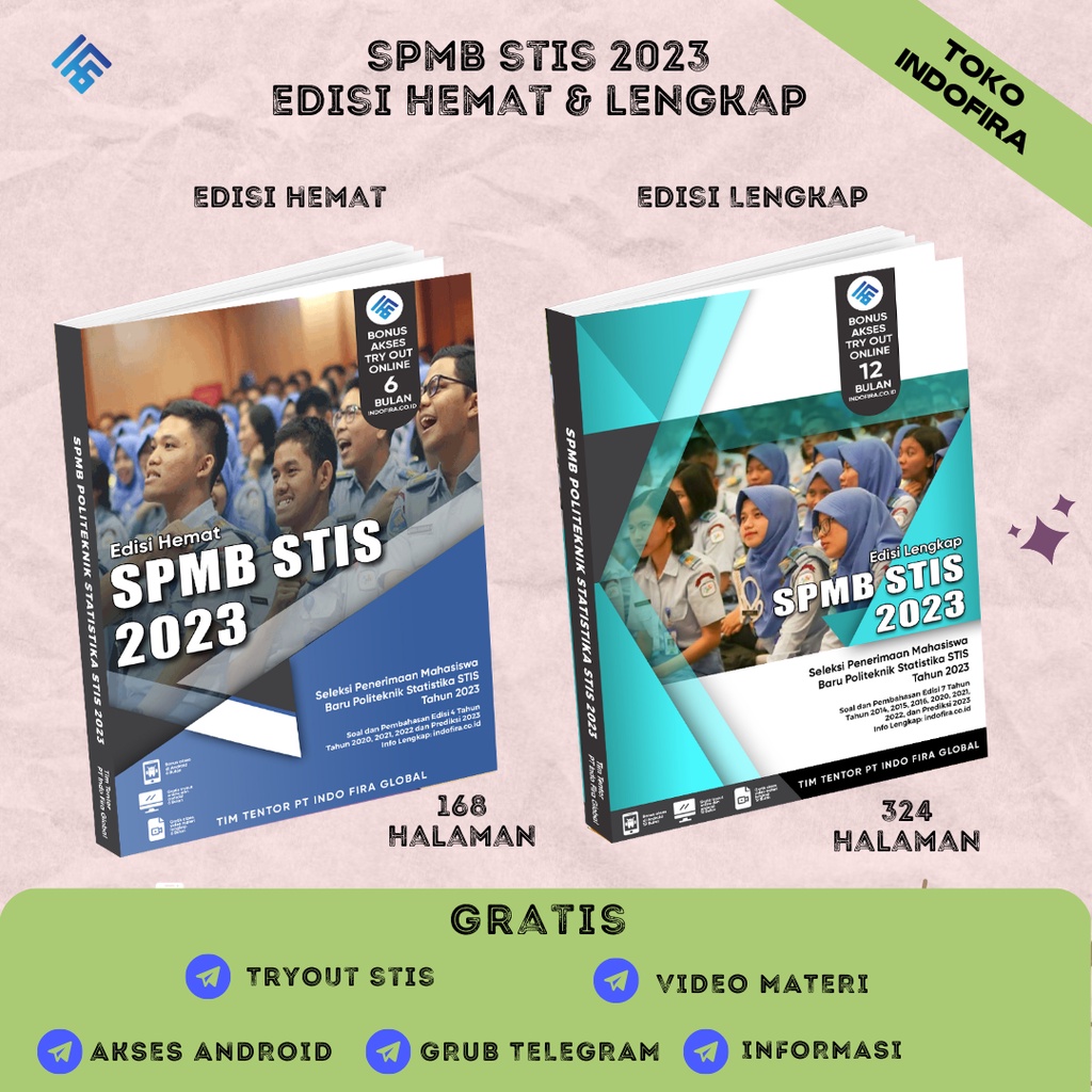 Jual Buku SPMB STIS 2023 (Edisi Lengkap & Edisi Hemat) Buku Soal Dan ...